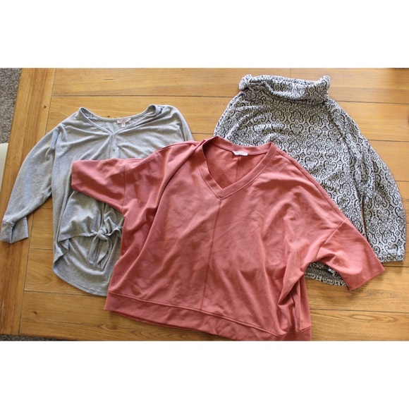 Cable & Gauge Tops - Plus Size (3) Piece Top Lot 2X Preowned
